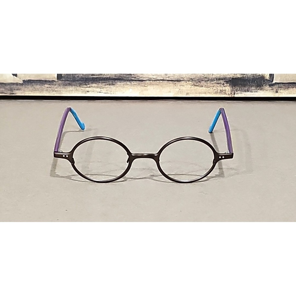 Vintage Jean Lafont Eyeglasses Frames Red Metal FRAMES ONLY Providence 121 42-21